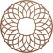 Ekena Millwork Cannes Wood Fretwork Pierced Ceiling Medallion, Walnut, 26"OD x 8 7/8"ID x 3/8"T CMWP26X26X0375CNWA - alternate 1